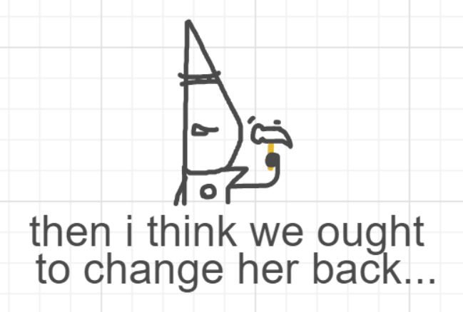 A panel from Running Duos, episode four of the Board Boards object show by Furretwalk/WalkingFurret.